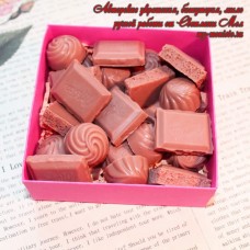 Мыло ручной работы "Шоколадные конфеты"